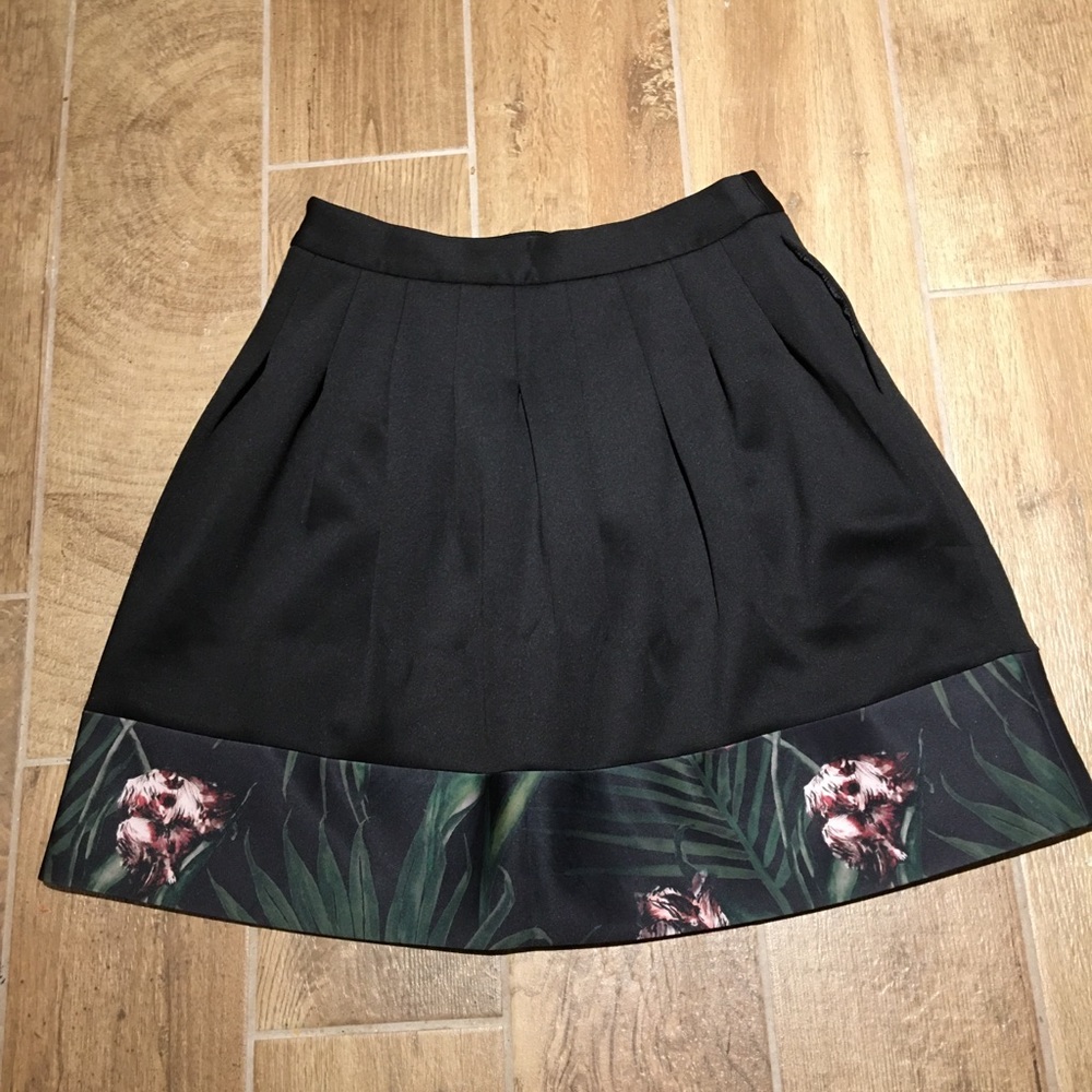Ted Baker Palm Flora Panel Skirt
